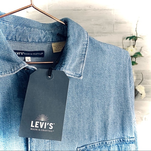 Levi’s Made & Crafted Denim Shirt Pearl Snap - Picture 11 of 14